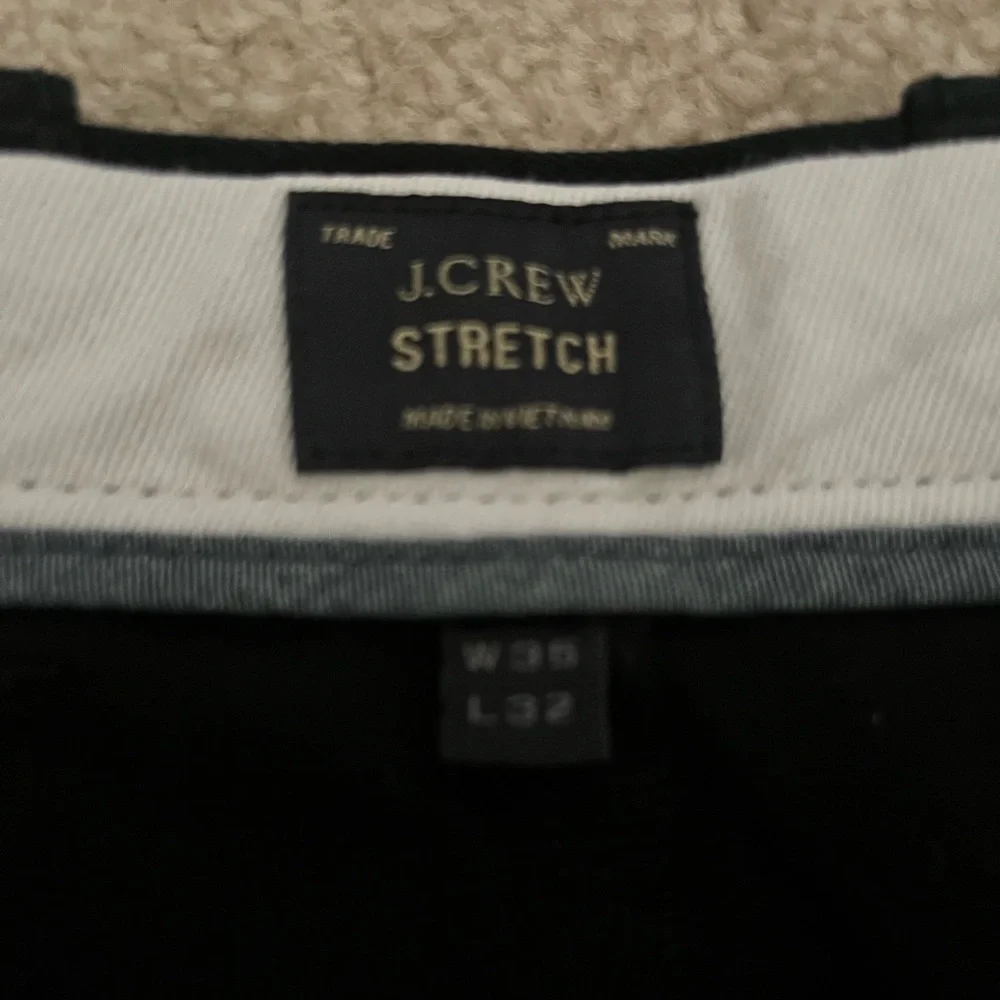 Men’s J. Crew Black Stretch Pants size 35 X 32